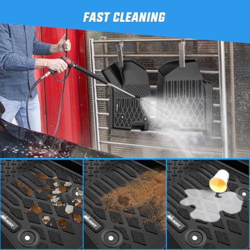 Image of Nilight Floor Mats for Chevy Silverado GMC Sierra 1500 2500 3500 2019-2026