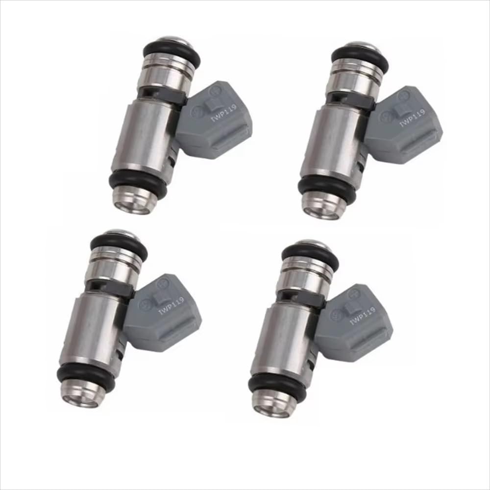 Stoifffhh One Color Injector Nozzle Compatible With Fiesta V 1.3L 2001-2008 2N1u9f593ka Iwp119 Iwp-119 Fuel Injectors(4 Pcs)