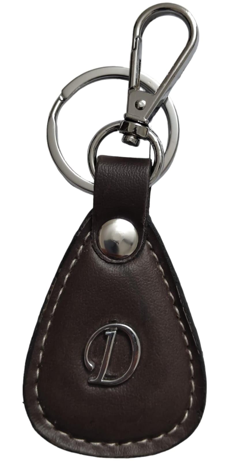 MFH Alphabet Initial Letter Leather Metal Keychain For Men Women, Girls, Boys Stylish/Key Ring Hook Key chain Holder For Bikes Car Home For Gift
