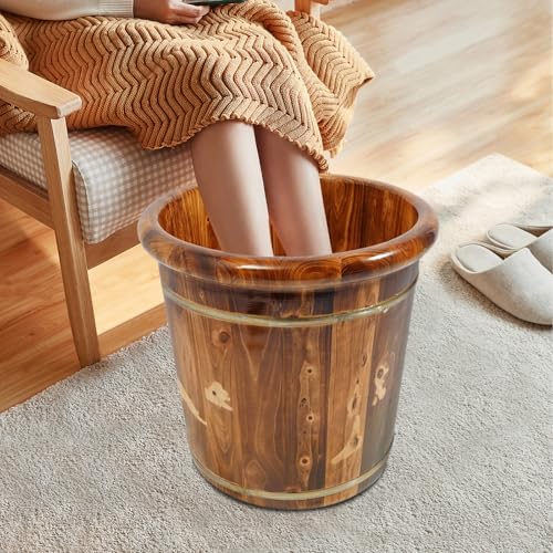 Balde de madera para spa de pies 15.75x15.75 miniatura 7