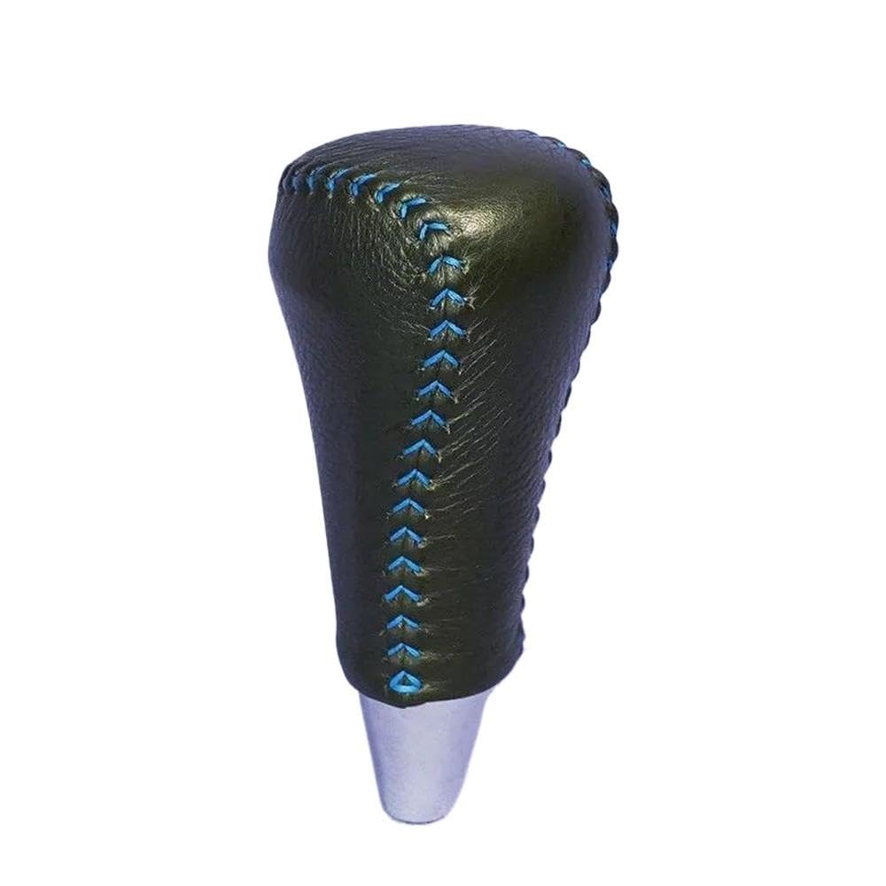 Sxqpocar Blue Real Leather Gear Shift Knob Cover For Lexus Lx570 2007-2013 Gear Lever Ball Protector Shift Lever Head(Blue)