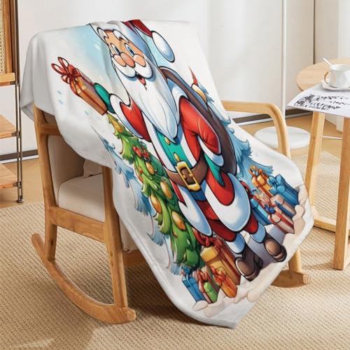 Couverture père Noël flannel le cadeau idéal pour lit et canapé - 5
