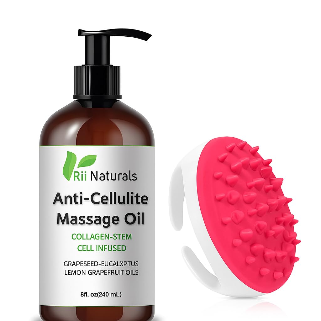 Amazon.com : Rii Naturals Anti Cellulite Massage Oil with Body