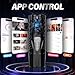 EINSEO AI Sync Male Masturbator Sex Toys for Men - Adult Toy Male Sex Toys with 7 Thrusting & 7 Rotating Modes, Pocket Pussy Hands Free Sex Machine LCD Display with Visual Window & Mounting Base