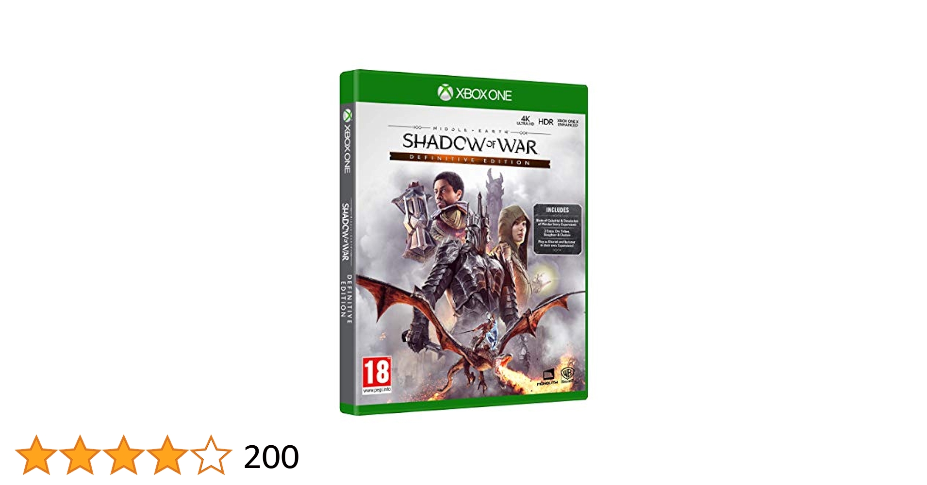 Amazon.com: Middle Earth: Shadow of War Definitive Edition