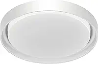 Plafon Siena Red D41Cm 30W 3000K/4000K/6000K Branco+Branco (Ref:1572)