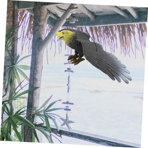 Toddmomy 3 Pecas dissuasor de pássaros realista decoração jardim Decoração de jardim artesanato pend