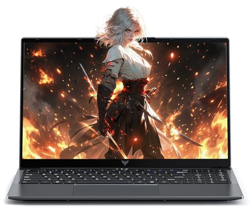 KAIGERR Gaming Laptop, Laptop with AMD Ryzen 7430U(Up to 4.3GHz), 16GB DDR4 512GB SSD Laptop Computer, 15.6inch Windοws 11 Laptop, 1920P FHD Display, WiFi 6, USB3.2, Type_C