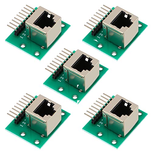 5 Pcs RJ45 Connector Breakout Board 8-pin Headers miniatura 1