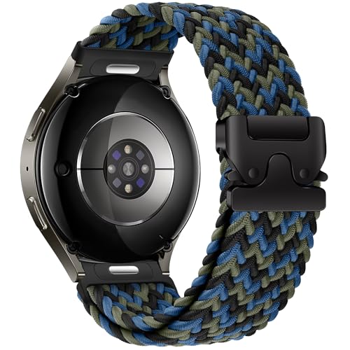 時計バンド22mmに対応Huawei Watch GT 6/5/4/3/Runner 46mm、スマートウォッチバンドに対応Amazfit Bip 6/5/GTR 4、に対応Garmin Forerunner 265/255交換用ベルト、ナイロン、ワンクリ