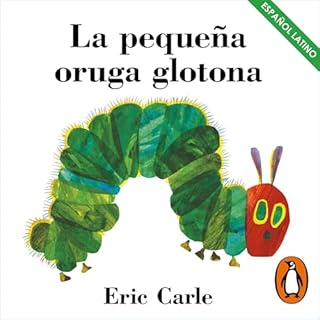 Diseño de la portada del título La peque&ntilde;a oruga glotona