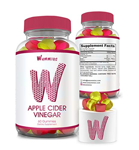 Wummies Apple Cider Vinegar Gummies Vitamins Immunity, Detox and Weight - Organic Gummy