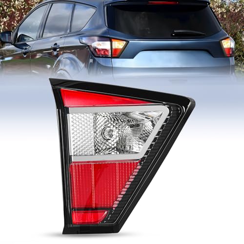 Nilight Taillight Assembly Compatible with 2017 2018 2019 Ford Escape Kuga Inner Rear Lamp Replacement OE Style LED and halogen bulbs Driver Side by Nilight - Used condition - CA$71.03