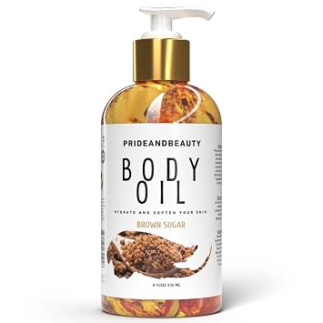 PrideandBeauty After Shower Oil. Skin Hydrating Oil. Body Oil Scented. Body Oils For Women Dry Skin. Brown Sugar