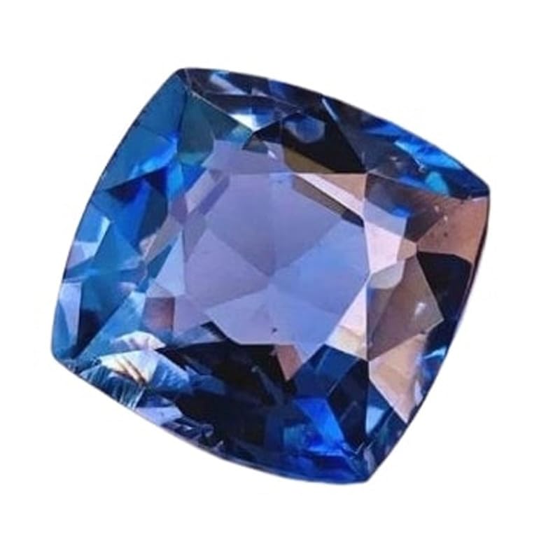 Tanzanite naturelle coussin pour fabriquer votre bague de fiançailles personnalisée