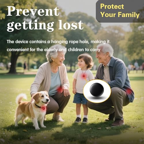 Gps Tracker Per Auto, Magnetico Nascosto Localizzatore Gps Senza Sim Senza Abbonamento, Auto Localizzatore Compatibile Con Apple Find My App(Ios) Per Bambini, Animali Domestici (1 Nero) - 3