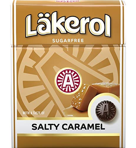 Cloetta Lakerol Salty Caramel Pastilles 48 Box of 25g