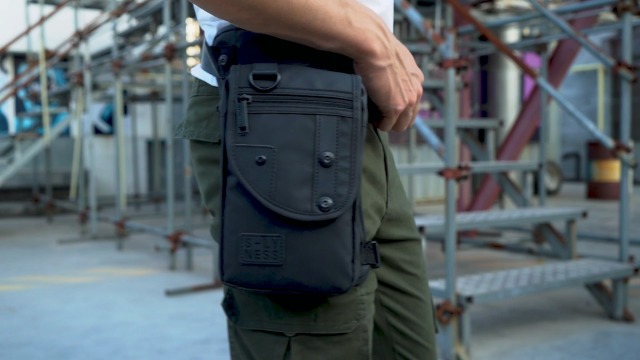Rullar Retro-Waistbag – Taktische Beintasche, Aus PU-Leder, Für Outdoor & Bike