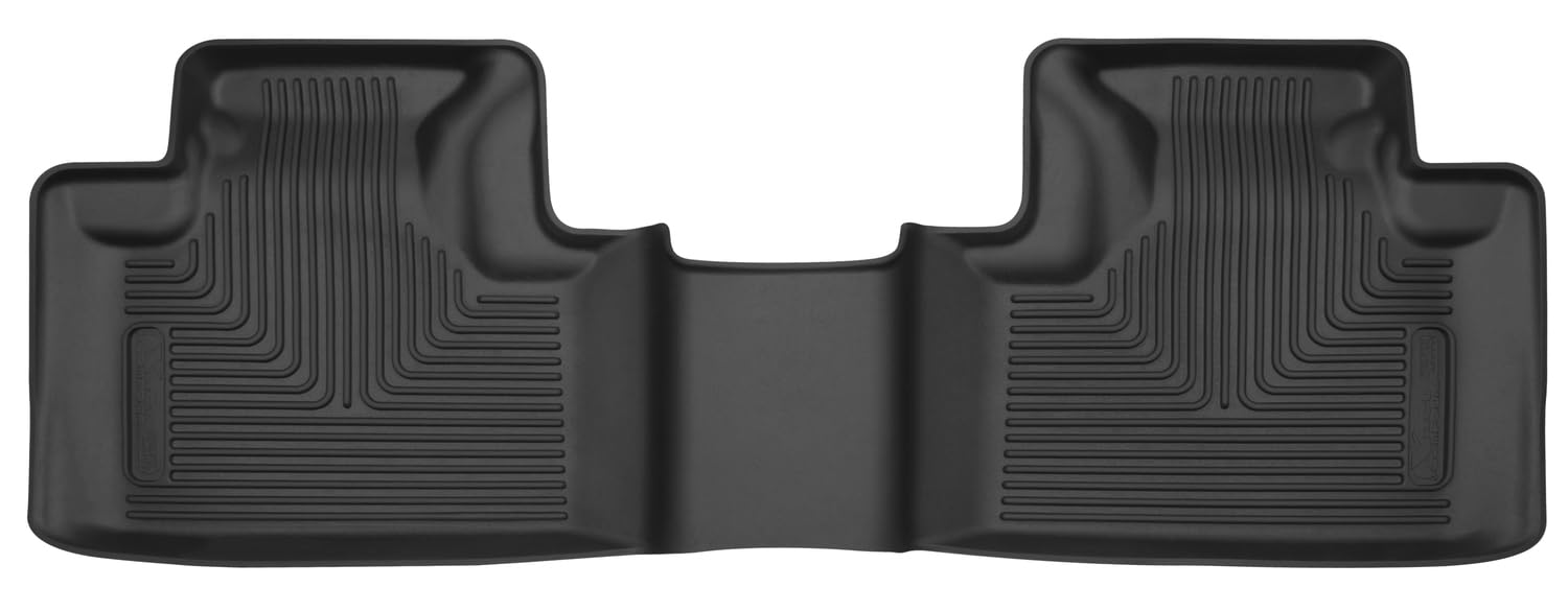 Husky Liners | X-ACT Contour Series | 2nd Seat Floor Liner - Black | 53661 | Fits 2016-2022 Dodge Durango, 2016-2021 Jeep Grand Cherokee, 2022 Jeep Grand Cherokee (LTD, Laredo E,X)