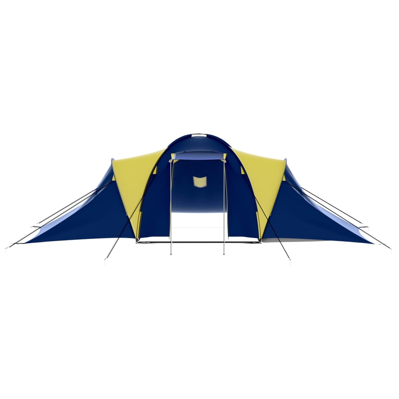 Homgoday Tienda de campaña para 9 Personas Tela Azul y Amarillo Tienda de Campaña para 2 4 Personas Impermeable Instantánea Fácil instalación