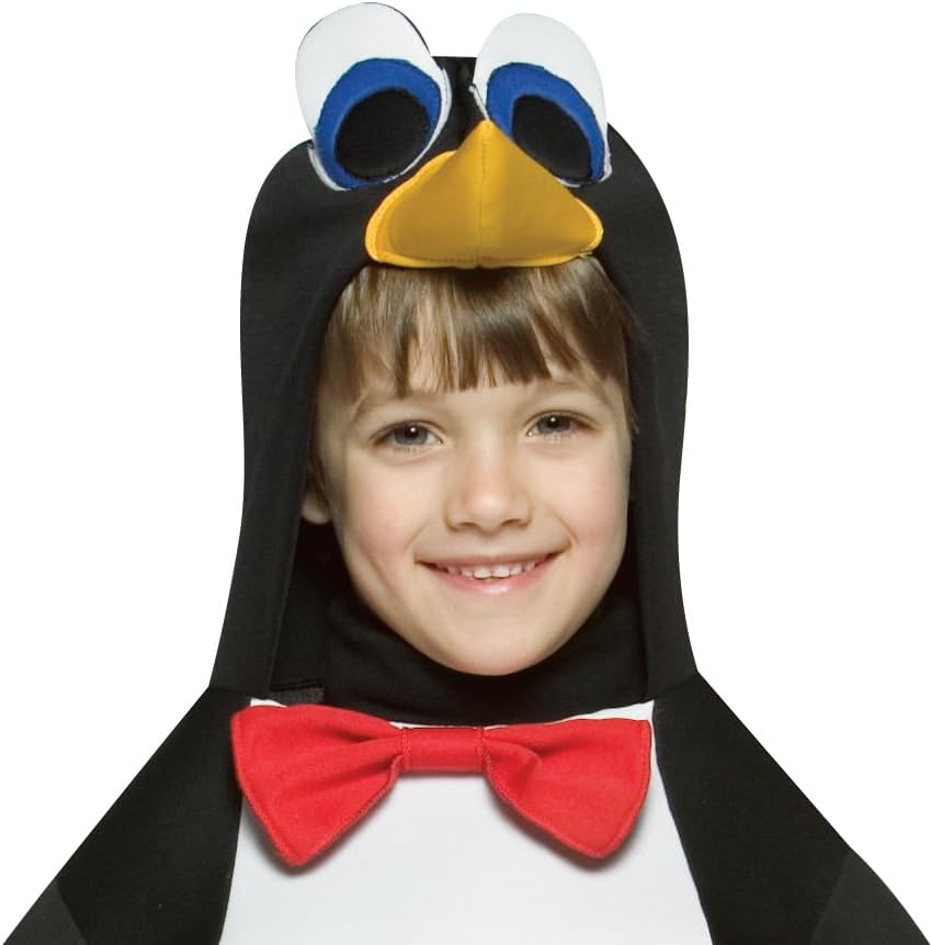 Rasta Imposta Lightweight Penguin Costume, Black and White, Child Size 4-6X - Image 2
