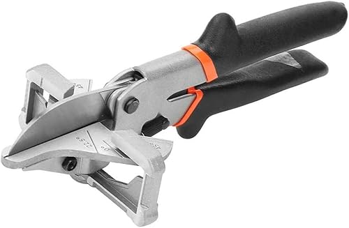 Herramientas manuales de cortador de corte de inglete de ángulo múltiple, tijeras de ángulo ajustable de 0-135 grados, tijeras de ajuste herramienta