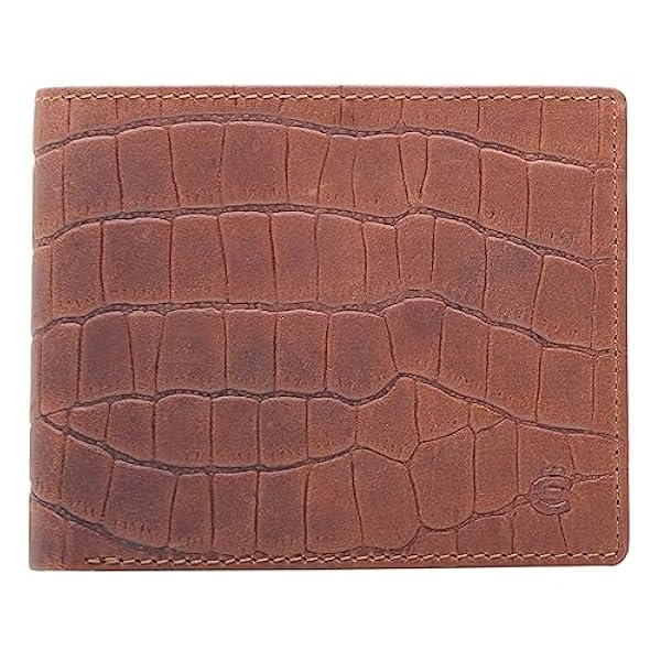 Esquire Dallas Croco Portemonnee RFID-bescherming Leer 11 cm
