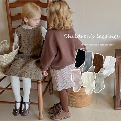 Baby Girls Tights Newborn Infant Cotton Knitted Footed Pantyhose Toddler Solid Color Stockings Fall Winter Leggings4