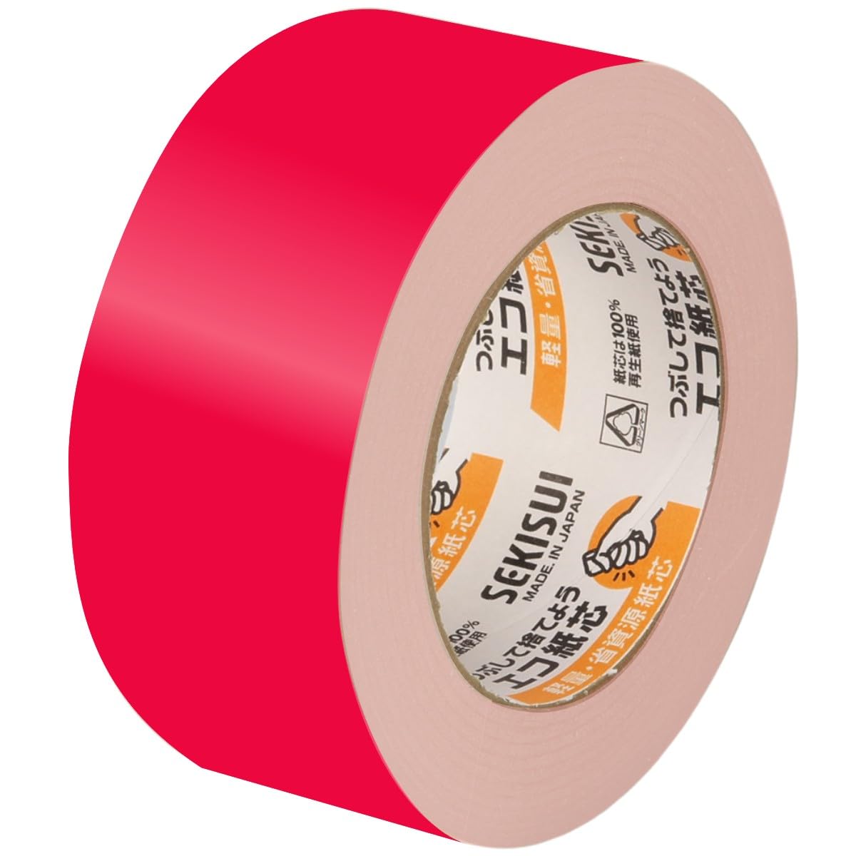 Amazon.co.jp: セキスイ カラークラフトテープ No.500WC 50mm×50M 赤
