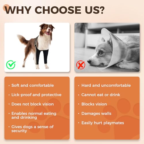 Dog Recovery Sleeve Front Leg Prevent Dog from Licking Wound, Dog Leg Sleeve is Made of Yoga Fabric, Dog Dleeve to Prevent Licking is Breathable, Suitable for Summer, Cone Collar Alternative M Dog Recovery Sleeve Front Leg Prevent Dog from Licking Wound, Dog Leg Sleeve is Made of Yoga Fabric, Dog Dleeve to Prevent Licking is Breathable, Suitable for Summer, Cone Collar Alternative M