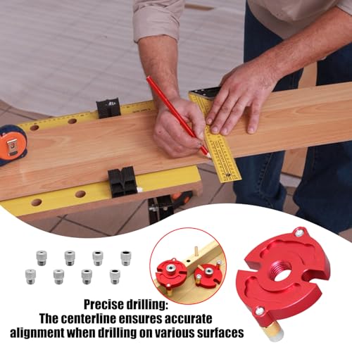 Perforadora de madera de mano con líneas precisas de guiado 5
