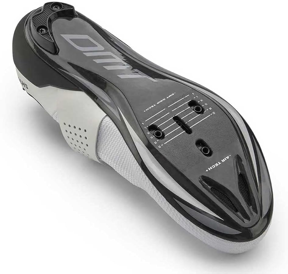 Amazon.com | DMT Men's Bike Road Cycling Shoes, White Black, US-0