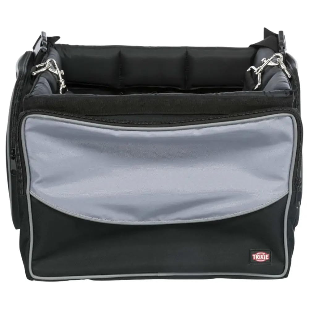TRIXIE Front-Box na rowery, 41 x 26 x 26 cm, czarny/szary, 2,82 kg