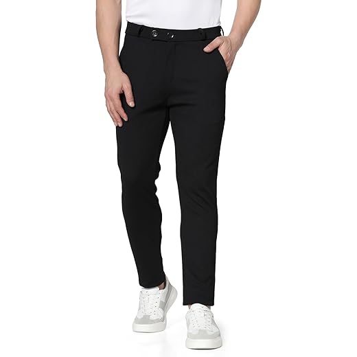 TOPLOT Men's Formal Trousers || Slim Fit Men's Wear Trousers || Stretchable Formal Pant Trousers || Trouser for Men