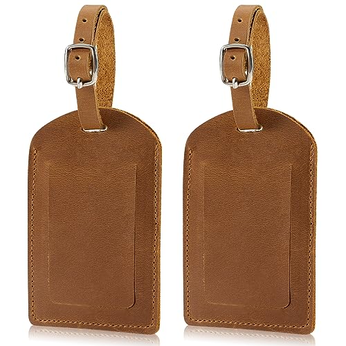 Ringsun Genuine Leather Luggage Tag