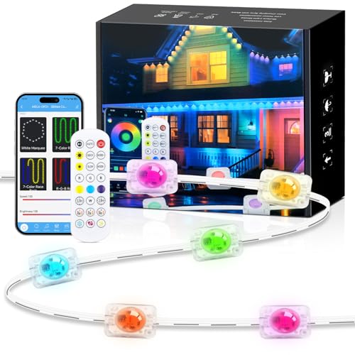 Tira de luces LED RGB para exteriores 45.72 m miniatura 1