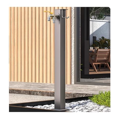 Colonne d'eau de jardin, fontaine extérieure indépendante, système d'arrosage de colonne pour l'irrigation et l'arrosage de la cour (ordinaire, entrée d'eau inférieure A)