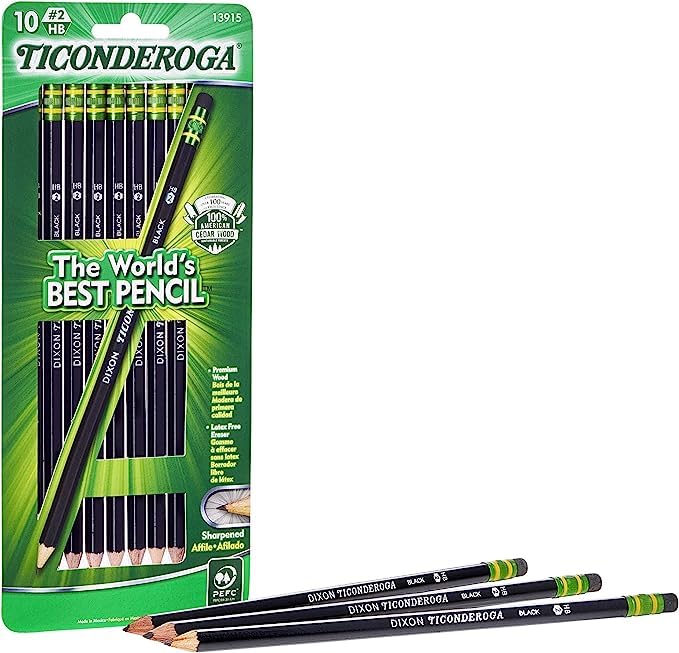 Lápices Grafito Ticonderoga Set 2 x10 Unidades miniatura 6