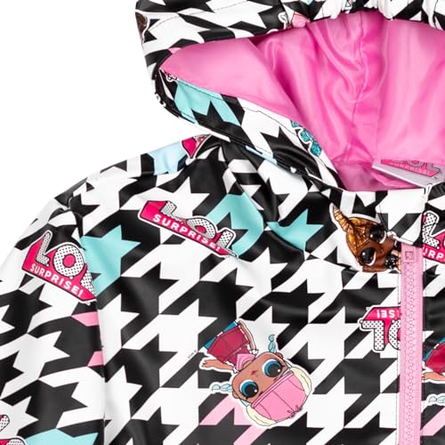 L.O.L. Surprise! Coconut Q.T. Dawn Surfer Babe Girls Zip Up Waterproof Rain Jacket Little Kid to Big Kid2