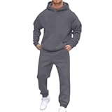 Mens Track Suits 2 Piece Set Hoodie and Sweatpants Sets Casual Jogging Gym Sweat Suits Athletic Tracksuit Outfit