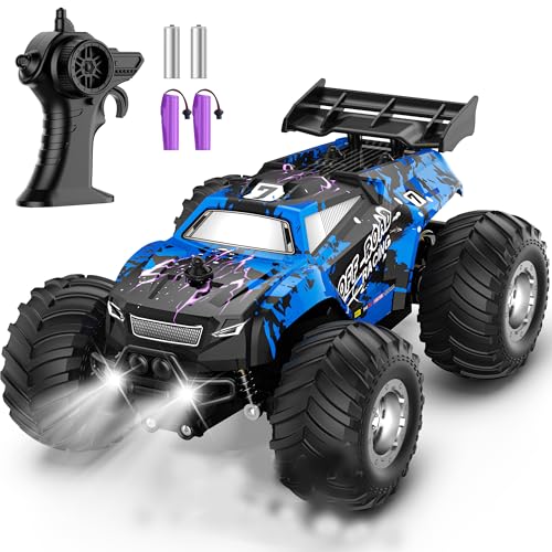 Barlisam Remote Control Car All-terrain Remote Control Truck For Boys 8-12 He...