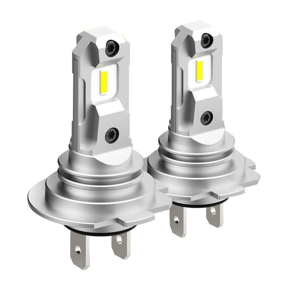 Bombilla LED H7 para faros delanteros de coche, luces antiniebla, paquete de 2, 40W, 4000LM, 6500K, blanco
