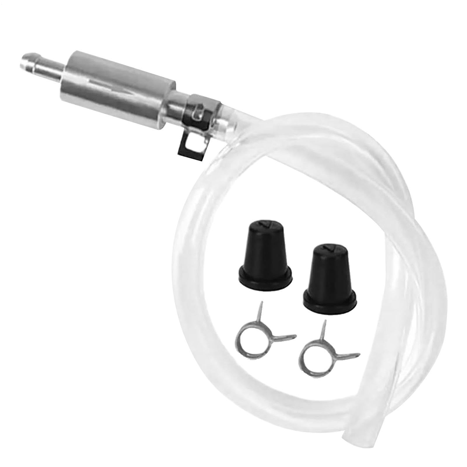 Generico Brake Bleeder Hose - Fluid Bleeding Tube for Motorcycle Car Hydraulic Systems | Clear PVC Line with Way Valve, Leak Resistant Design, Easy Air Removal Tool for Brake Clutch Maintenance