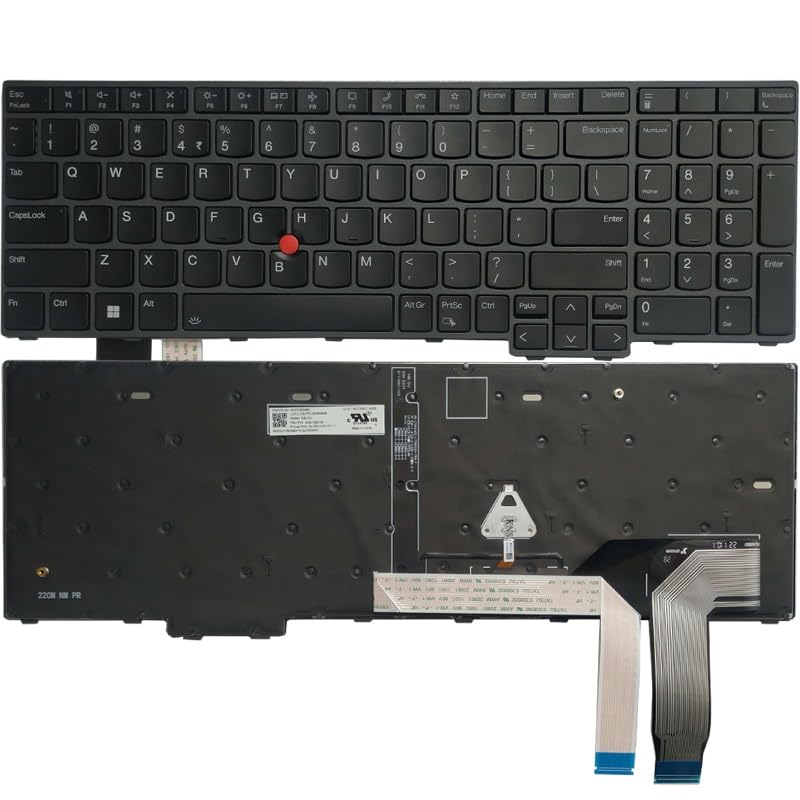 Glintique OEM New US Laptop Keyboard for Lenovo Thinkpad T16 Gen 1 P16S Gen 1 L15 Gen 3 Backlight PK132D63B09 SN21D993493 Accessories