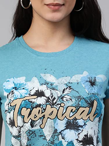 Image of Lyra Women's Cotton Regular Fit T-Shirt