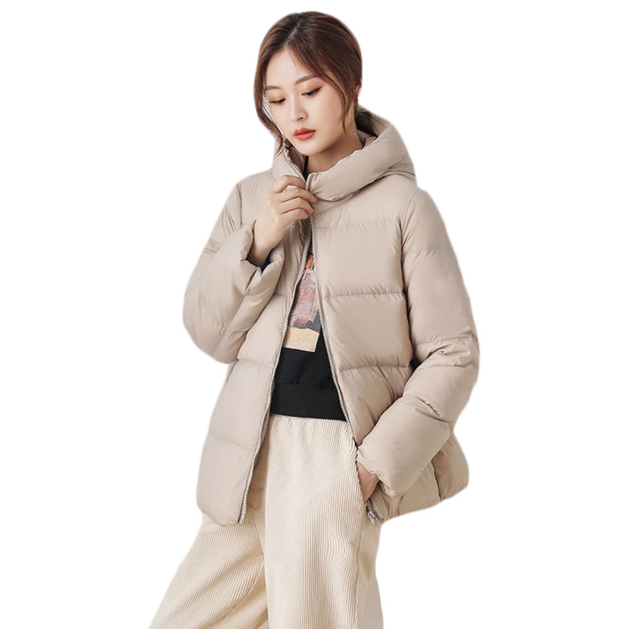 Amazon | [シュウカ] XS ダウンコート ショートダウン ダウン