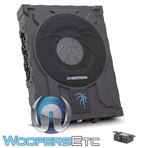 Soundstream USB-10P 10" Underseat Enclosed Subwoofer with Built-in Amplifier
