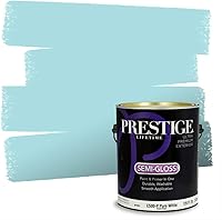 Vista 166 de Prestige Paints. - Base y pintura para exteriores en un solo galón, 1 galón. plano, comparable con Sherwin Williams Topsail.