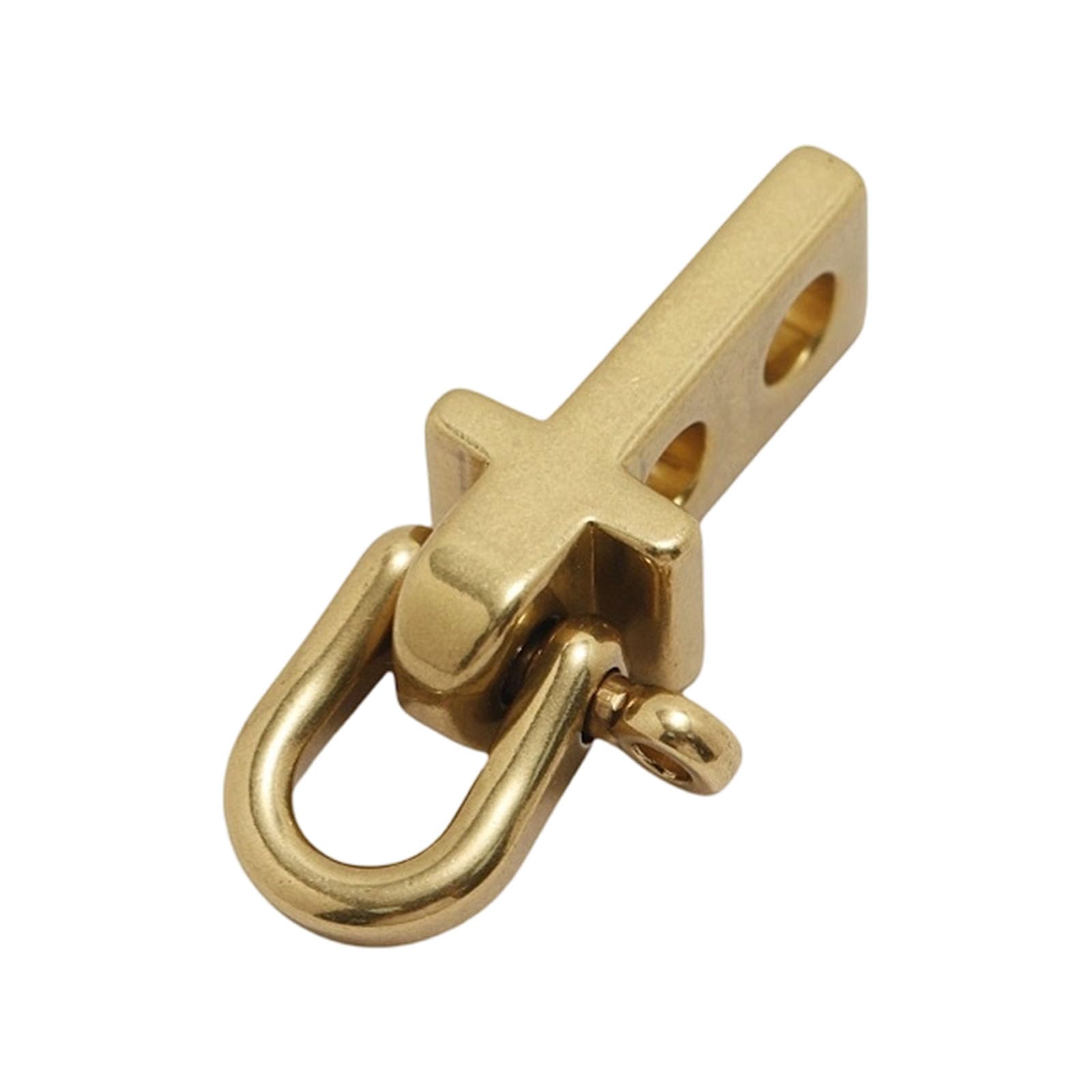 Oxxggkao Unique Ornamental Fastener Heavy Duty Metal Keyring Attachment with Hoof Fasteners for Keys and Bag Charm Attachment Bronze Keychain Accessories