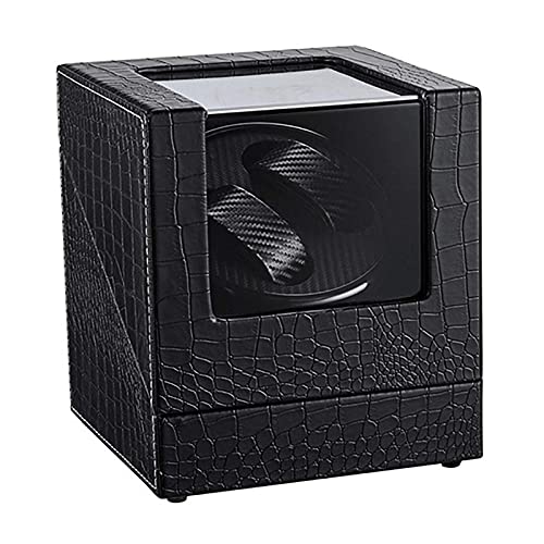 Caja de almacenamiento de relojes mecánicos automáticos con acabado premium